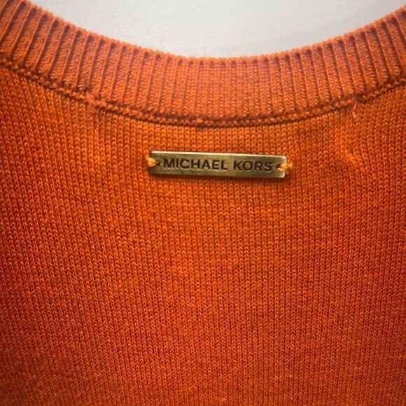 Michael Michael Kors Sleeveless Orange & Pink Mini Dress - Picture 6 of 8